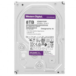 Жесткий диск для видеонаблюдения HDD 8Tb Western Digital Purple Pro SATA 6Gb/s 256Mb 7200rpm 3,5&quot; WD