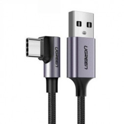 Кабель UGREEN US284 USB AM to USB-C Braided Metallic Cover Cable 1.5m