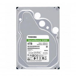 Жесткий диск HDD 4Tb TOSHIBA Surveillance S300 5400rpm 128Mb SATA3 3,5&quot; HDWT140UZSVA