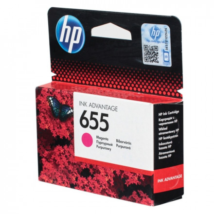 HP 655 Magenta Ink Cartridge HPCZ111A