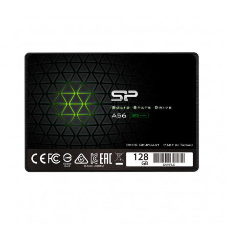 Твердотельный накопитель SSD 128 GB Silicon Power A56, SP128GBSS3A56B25, SATA 6Gb/s