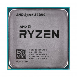 Процессор AMD Ryzen 3 3200G 3,6ГГц (4,0ГГц Turbo), AM4, 4/4/8, L3 4Mb with Radeon™ Vega 8 Graphics, 