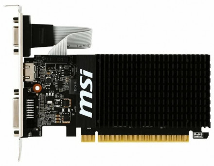 Видеокарта MSI GeForce GT 710 2GB DDR3 GT 710 2GD3H LP