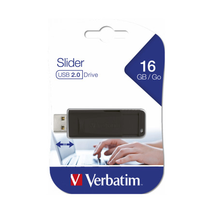 USB-накопитель Verbatim 98696 16GB USB 2.0 Чёрный