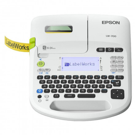 Принтер матричный Epson LabelWorks LW-700 C51CA63100, 180 dpi, 13 мм/сек