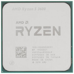 Процессор AMD Ryzen 5 3600 3,6Гц (4,2ГГц Turbo) AM4, 3Mb L3 32Mb, MultiPack with cooler