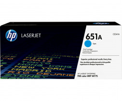 Тонер Картридж HP CE341A 651A Cyan for LaserJet 700 Color MFP775, up to 16000 pages.