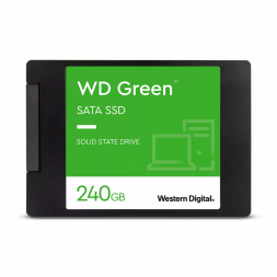 Твердотельный накопитель 240GB SSD WD Серия GREEN 2.5” SATA3 R545Mb/s W465Mb/s Толщина 7мм WDS240G3G