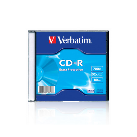 Лазерный диск (незаписанный) Verbatim CD-R 700MB 52x DL EP SC (43347)