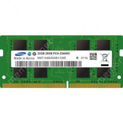 Оперативная память для ноутбука 32GB DDR4 3200MHz Samsung SODIMM Non-ECC, 1.2V, M471A4G43AB1-CWED0