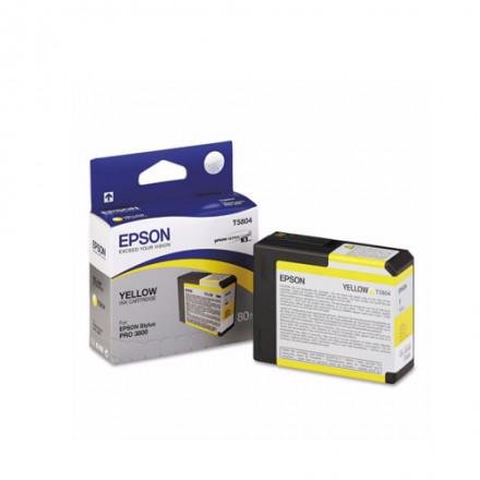 Картридж струйный Epson C13T580400 Yellow 80ml