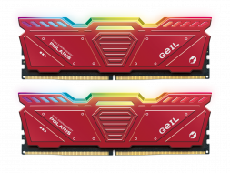 Оперативная память 32GB Kit (2x16GB) GEIL POLARIS RGB 4800Mhz DDR5 PC5-38400 40-40-40-77 1.1V GOSR532GB4800C40DC Red