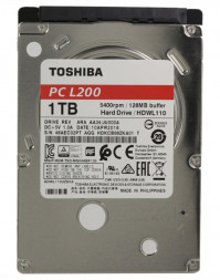 Жесткий диск для ноутбука 1Tb TOSHIBA SATA 6Gb 2.5&quot; 5400rpm 128Mb HDWL110UZSVA