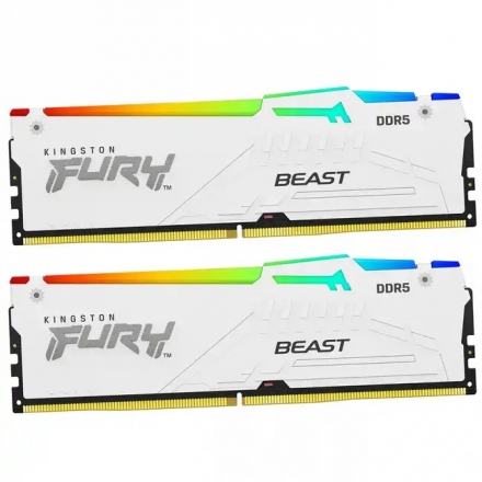 Оперативная память Kingston Fury Beast RGB KF564C32BWAK2-32 DIMM DDR5, 32GB (2 x 16GB), 6400 MHz