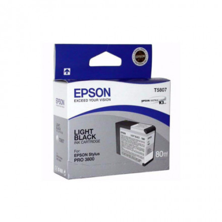 Картридж струйный Epson C13T580700 Light Black (80ml)