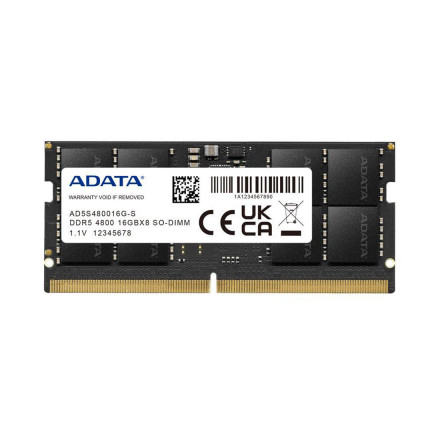 SO-DIMM DDR5 16 GB &lt;4800MHz&gt; ADATA, AD5S480016G-S, CL40