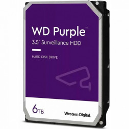 Жесткий диск для видеонаблюдения HDD 6Tb Western Digital Purple WD63PURZ SATA 6Gb/s 256Mb 3,5&quot;