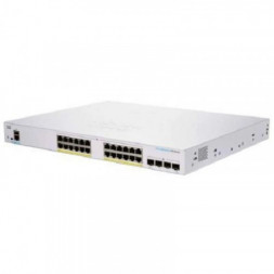 Коммутатор Cisco CBS250 Smart 24-port GE, PoE, 4x10G SFP+ CBS250-24P-4X-EU