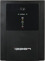 ИБП Ippon Back Basic 1500, 1500VA, 900Вт, AVR 162-280В, 6хС13, управление по USB, без комлекта кабелей 1108030