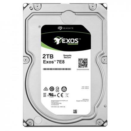 Жесткий диск HDD 2Tb Seagate EXOS 7E8 256Mb 7200rpm SATA 3.5&quot; ST2000NM001A