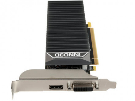 Видеокарта Inno3D GeForce GT 1030 2GB GDDR5 LP, 2G GDDR5 64bit DVI HDMI N1030-1SDV-E5BL