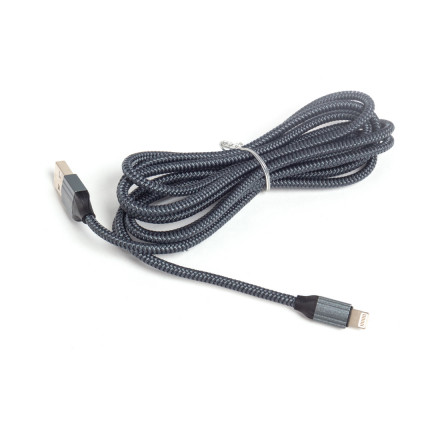 Интерфейсный кабель LDNIO Lightning LS432 2.4A TPE Алюминий 2м Чёрный