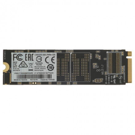 Твердотельный накопитель 1000GB SSD Corsair MP400 M.2 2280 PCIe Gen3x4 with NVMe R3480Mb/s W1880MB/s CSSD-F1000GBMP400R2