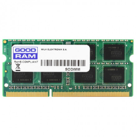 Оперативная память для ноутбука GOODRAM 8Gb DDR3 1600Mhz, GR1600S3V64L11/