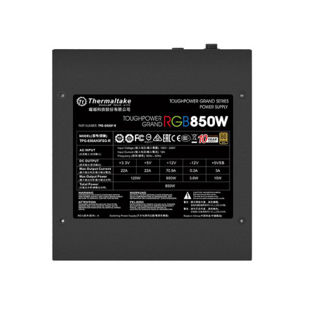 Блок питания Thermaltake Toughpower Grand RGB 850W (Gold)