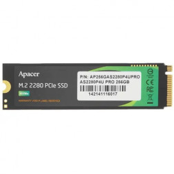 Твердотельный накопитель SSD M.2 256 GB Apacer AS2280P4U PRO, AP256GAS2280P4UPRO-1, PCIe 3.0 x4