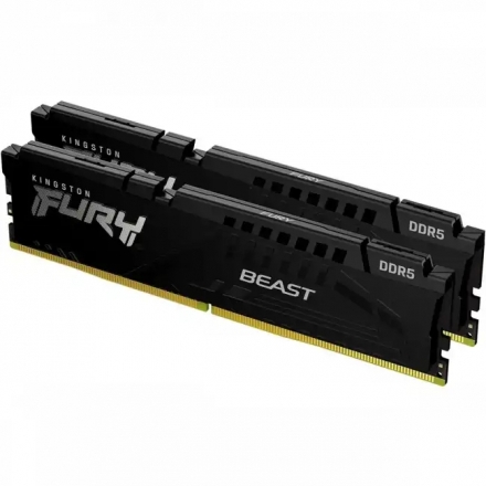 Оперативная память Kingston Fury Beast KF560C30BBK2-64 DIMM DDR5, 64GB (2 x 32GB), 6000 MHz