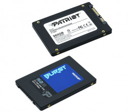 Твердотельный накопитель SSD 960 GB Patriot Burst, PBU960GS25SSDR, 7mm, SATA 6Gb/s