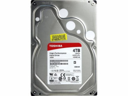 Жесткий диск HDD TOSHIBA HDWE140EZSTA (S,U) X300 BULK High-Performance 4ТБ 3,5&quot; 7200RPM 128MB SATA-III (RTL)