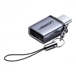 Переходник-адаптер UGREEN US270 Type C to USB 3.0 A Adapter Cable with Lanyard (Space Gray)