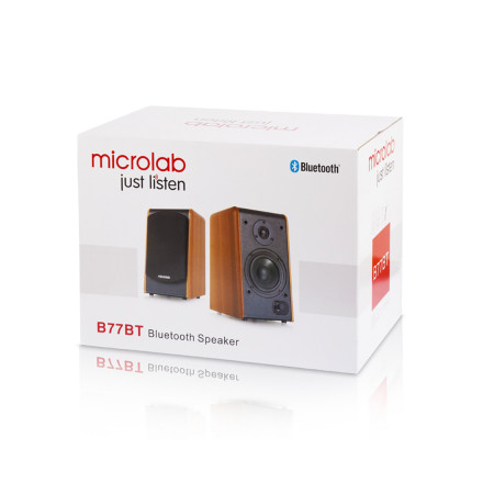 Колонки Microlab B77BT Чёрный-коричневый