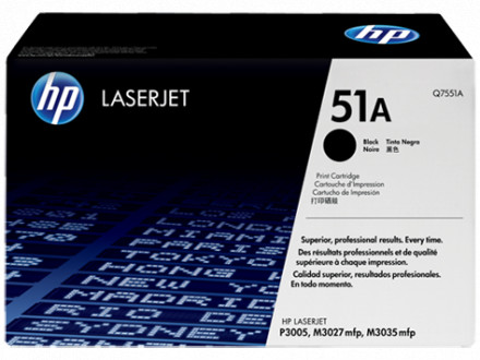 Картридж лазерный HP Q7551A черный