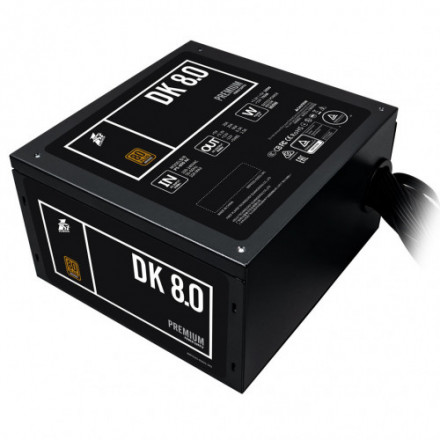 Блок питания ATX 1st Player DK PREMIUM (PS-800AX), 800W, Japanese Capacitor,Full voltage,80+ Bronze