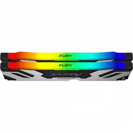 Оперативная память Kingston Fury Renegade Silver RGB DIMM DDR5, 48GB (2 x 24GB), 6400MHz KF564C32RSA