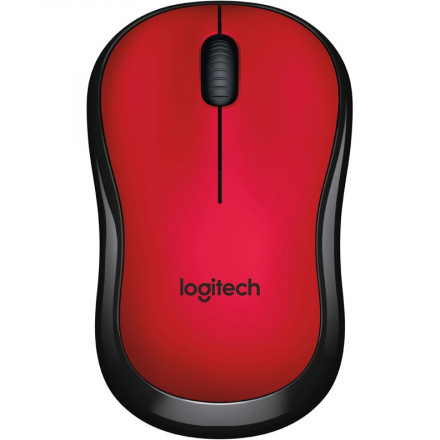 Мышь Logitech беспроводная M220 Silent Red 910-004880