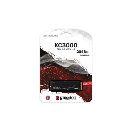 Накопитель SSD M.2 PCIe 2048 GB Kingston KC3000D, SKC3000D/2048G