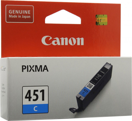 Картридж Canon 6524B001, CLI-451C голубой для iP7240/MG5440/MG5540/MG6340/MG6440/MG7140/MX924