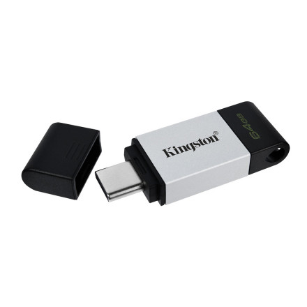 USB-накопитель Kingston DT80/64GB 64GB Серебристый