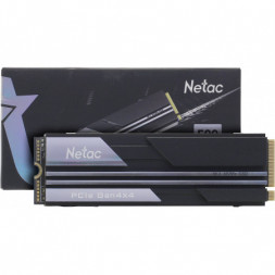 Твердотельный накопитель SSD 500Gb, M.2 2280, Netac NV5000, NVMe, PCIe 4x4, 5000R/2500W, heat sink