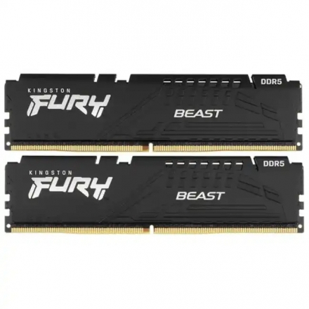 Оперативная память Kingston FURY Beast Black DIMM DDR5, 16GB (2 x 8GB), 6000MHz KF560C36BBEK2-16