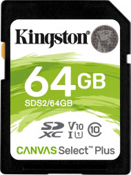 Карта памяти Kingston SDS2/64GB SD 64GB
