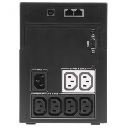 ИБП Ippon Smart Power Pro II 1200, 1200VA, 720Вт, AVR 162-290В, 6(2)хС13, управление по USB/RS-232, RJ-45, LCD 1005583