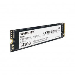SSD M.2 PCIe  512 GB Patriot P300, P300P512GM28, PCIe Gen3 x4
