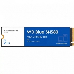 Внутренний твердотельный накопитель Western Digital Blue SN580 WDS200T3B0E SSD 2TB, M.2, PCIe