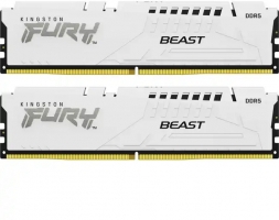 Оперативная память Kingston Fury Beast White KF556C36BWEK2-32 DIMM DDR5, 32GB (2 x 16GB), 5600MHz