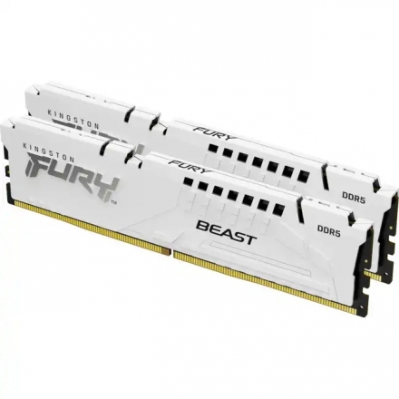 Оперативная память Kingston Fury Beast White KF556C36BWEK2-32 DIMM DDR5, 32GB (2 x 16GB), 5600MHz